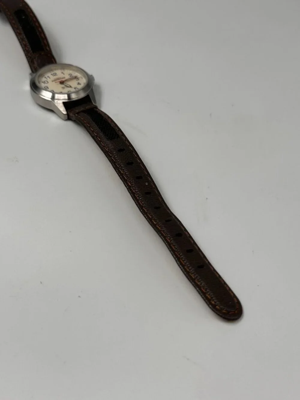 Timex Expedition Field Mini Watch Women Indiglo Dial Leather Band New Battery